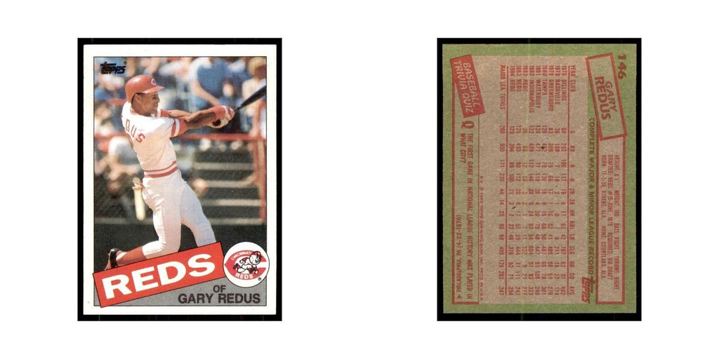 1985 Topps Gary Redus Reds #146