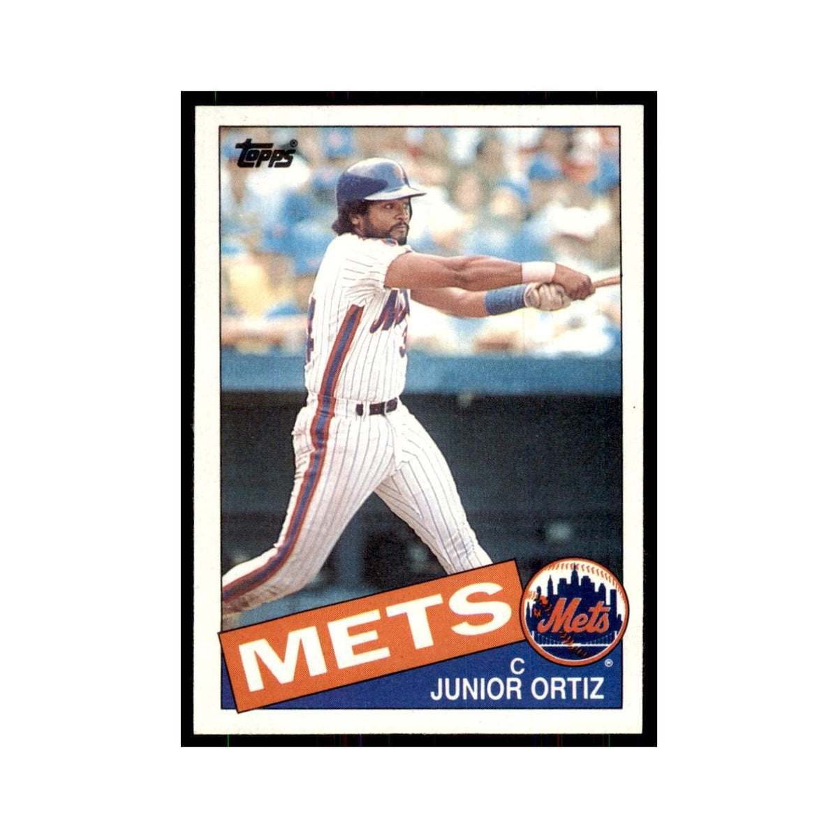 1985 Topps Junior Ortiz Mets #439