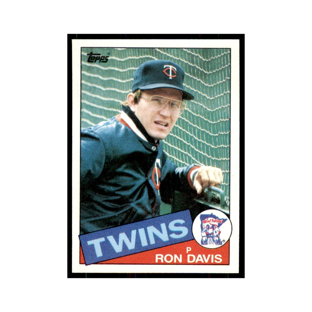 1985 Topps Ron Davis Twins #430