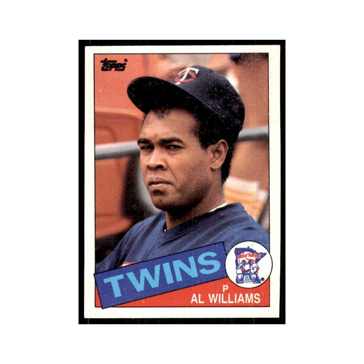 1985 Topps Al Williams Twins #614