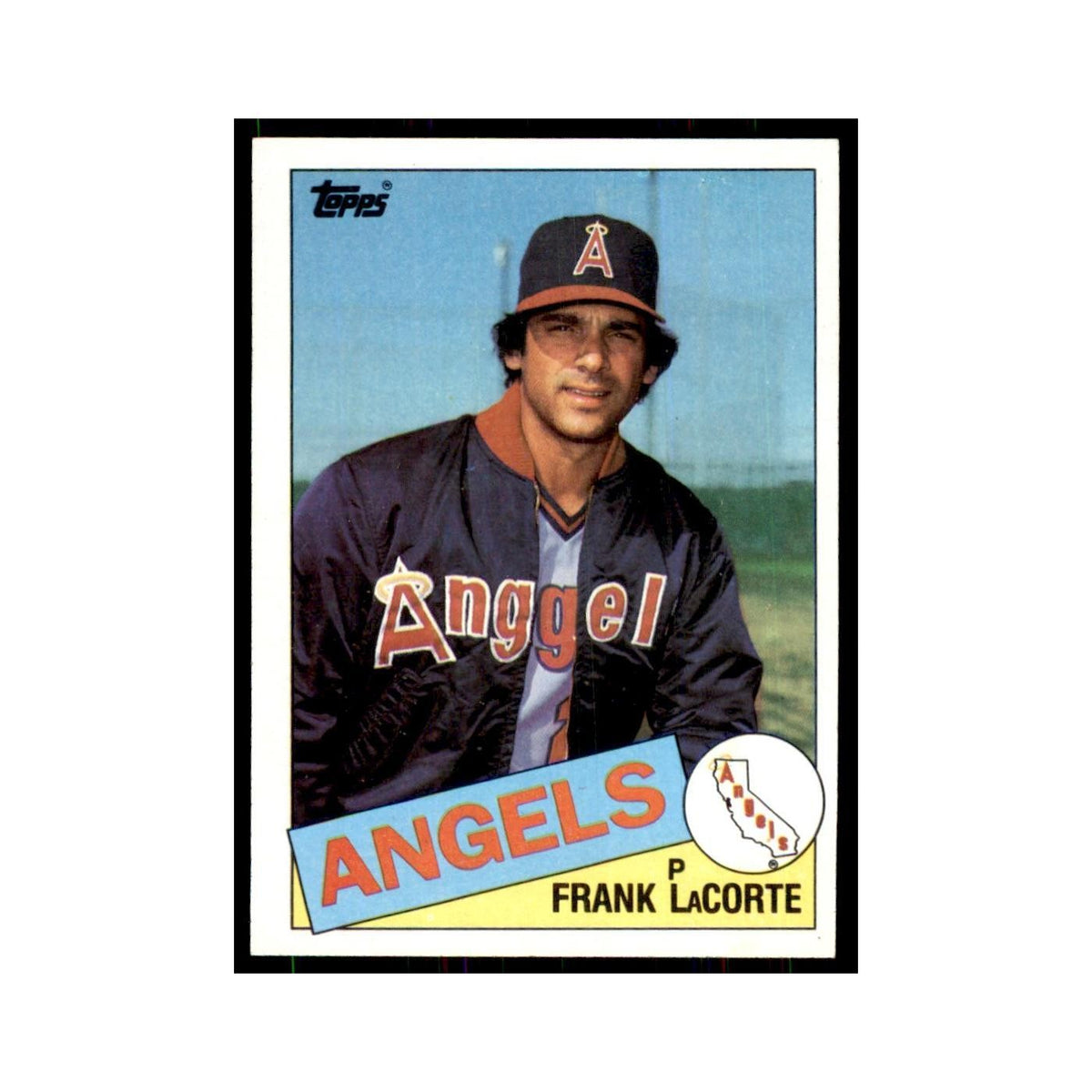 1985 Topps Frank LaCorte Angels #153