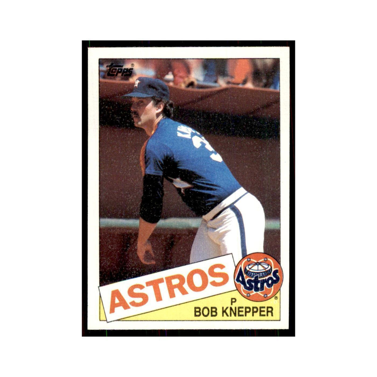 1985 Topps Bob Knepper Astros #455
