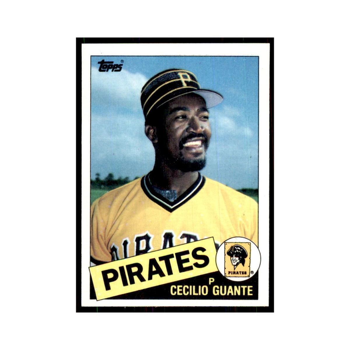 1985 Topps Cecilio Guante Pirates #457