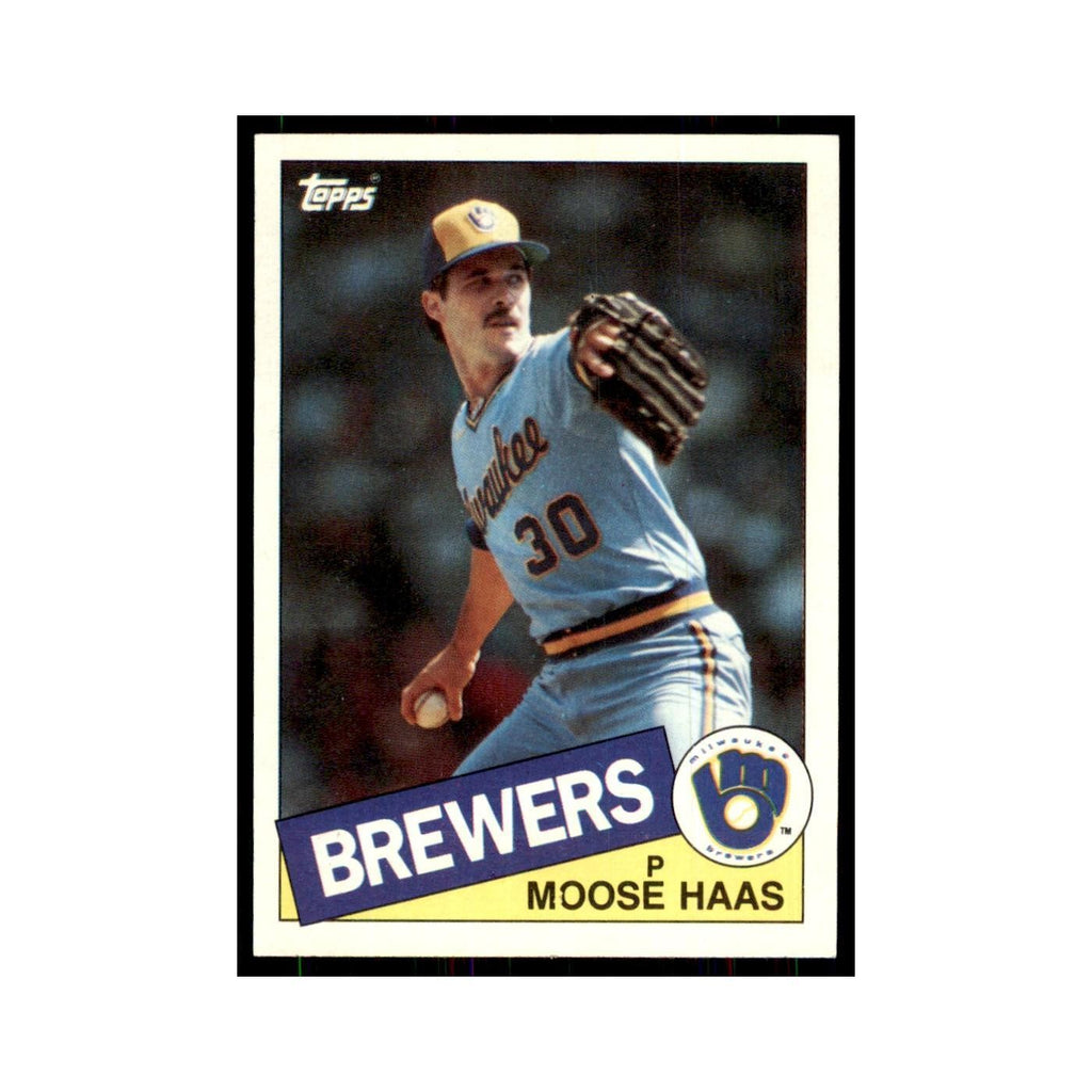 1985 Topps Moose Haas Brewers #151