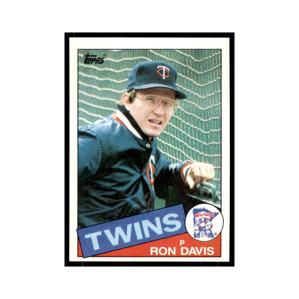 1985 Topps Ron Davis Twins #430