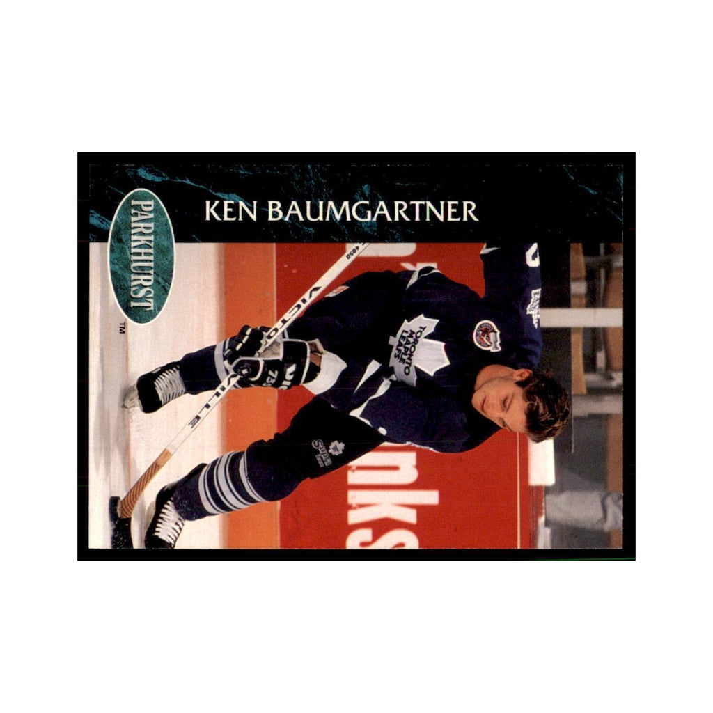 1992 Parkhurst French Ken Baumgartner Hockey Cards #413