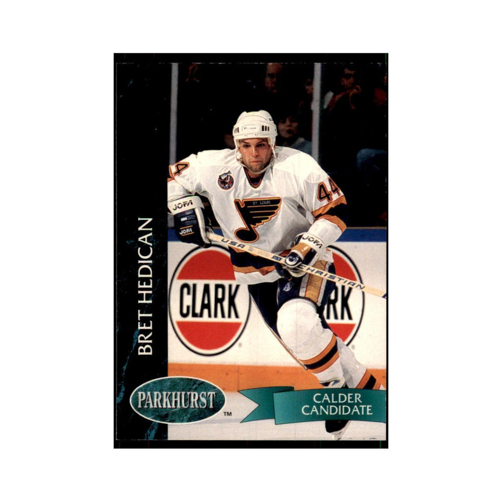 1992 Parkhurst French Bret Hedican Hockey Cards #385