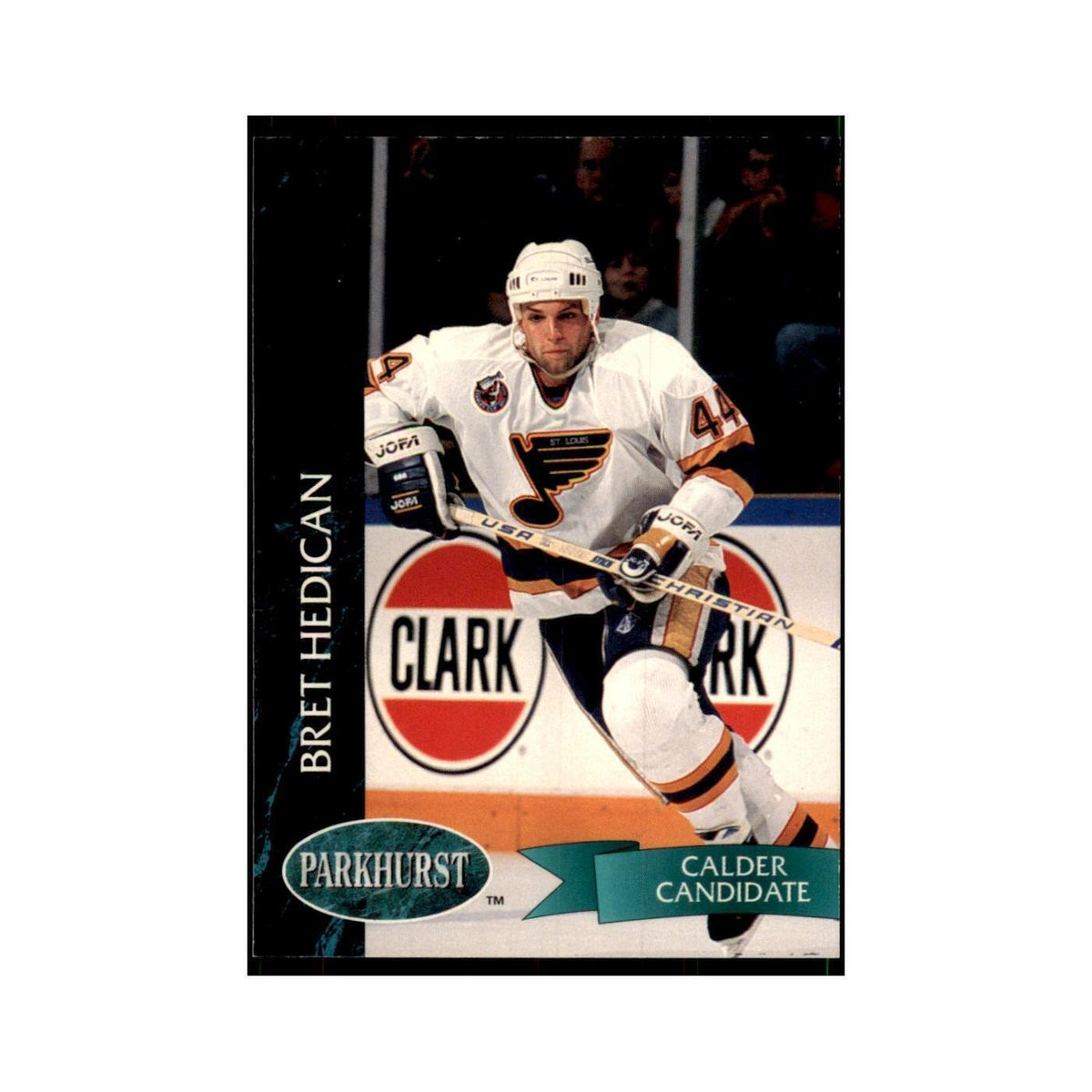 1992 Parkhurst French Bret Hedican Hockey Cards #385