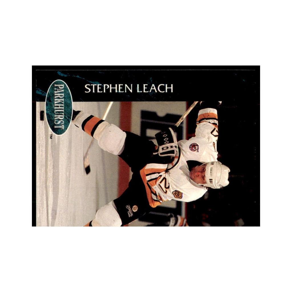 1992 Parkhurst French Spephen Leach Hockey Cards #241