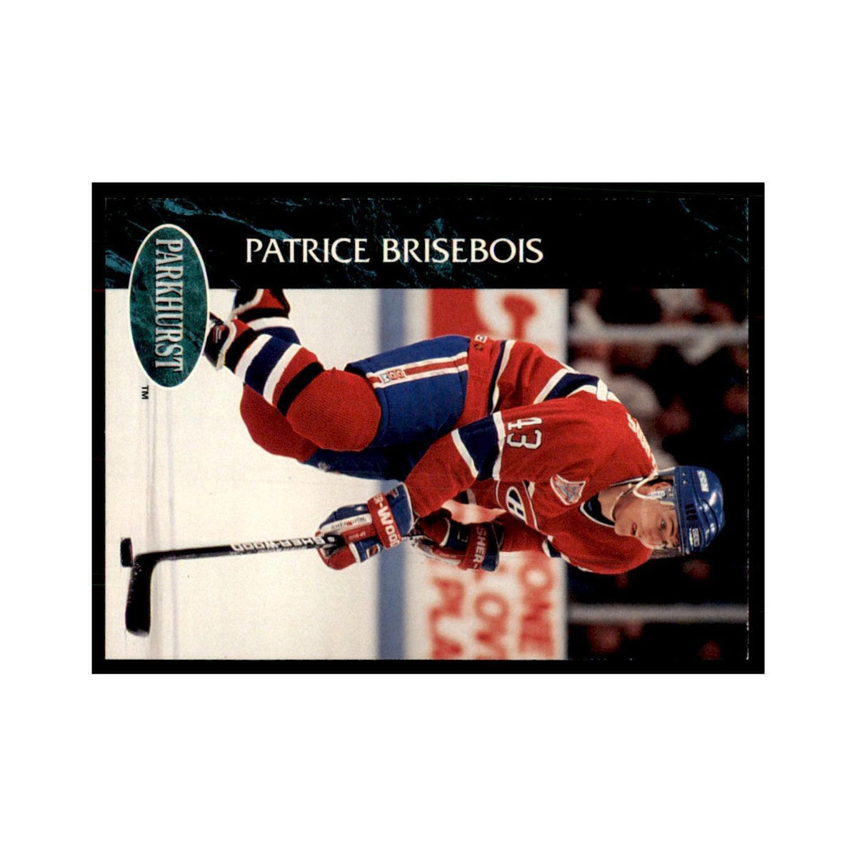 1992 Parkhurst French Patrice Brisebois Hockey Cards #320