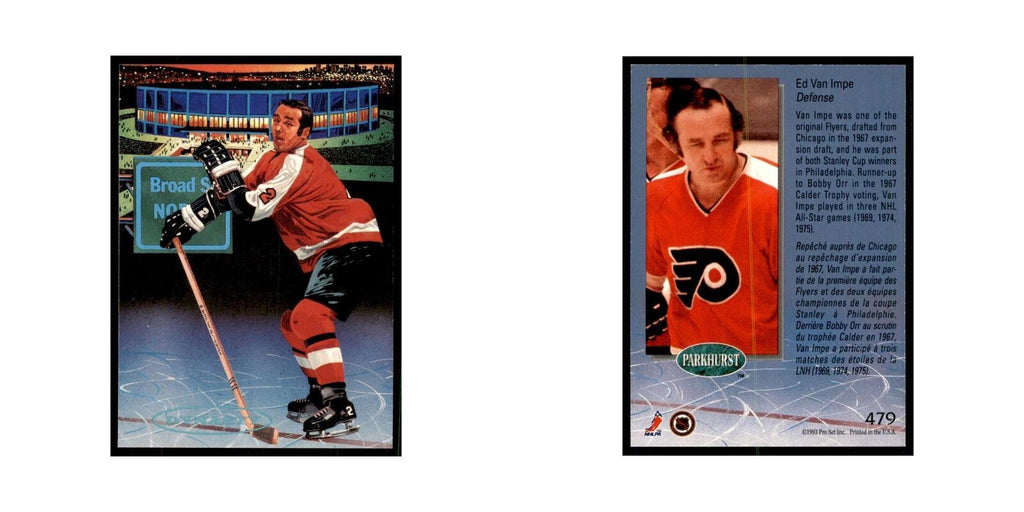 1992 Parkhurst French Ed Van Impe Hockey Cards #479