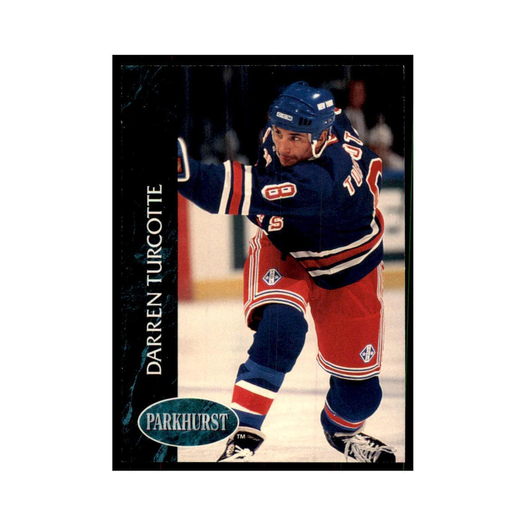 1992 Parkhurst French Darren Turcotte Hockey Cards #345