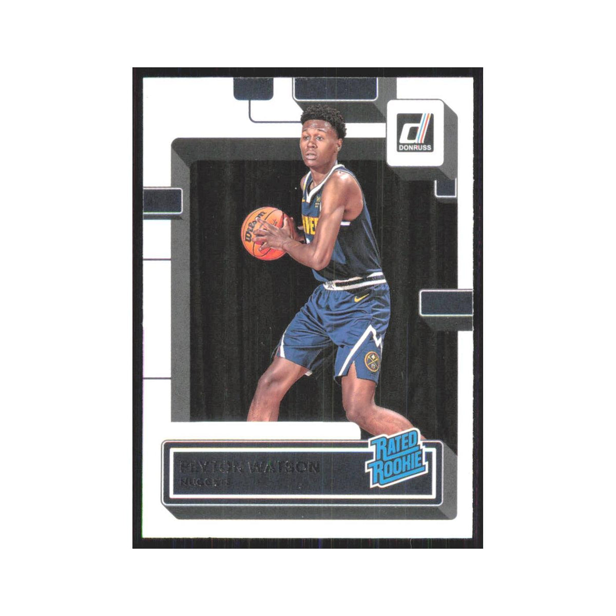 Peyton Watson Rookie 2022 Panini Donruss #230 Denver Nuggets Basketball Card NM