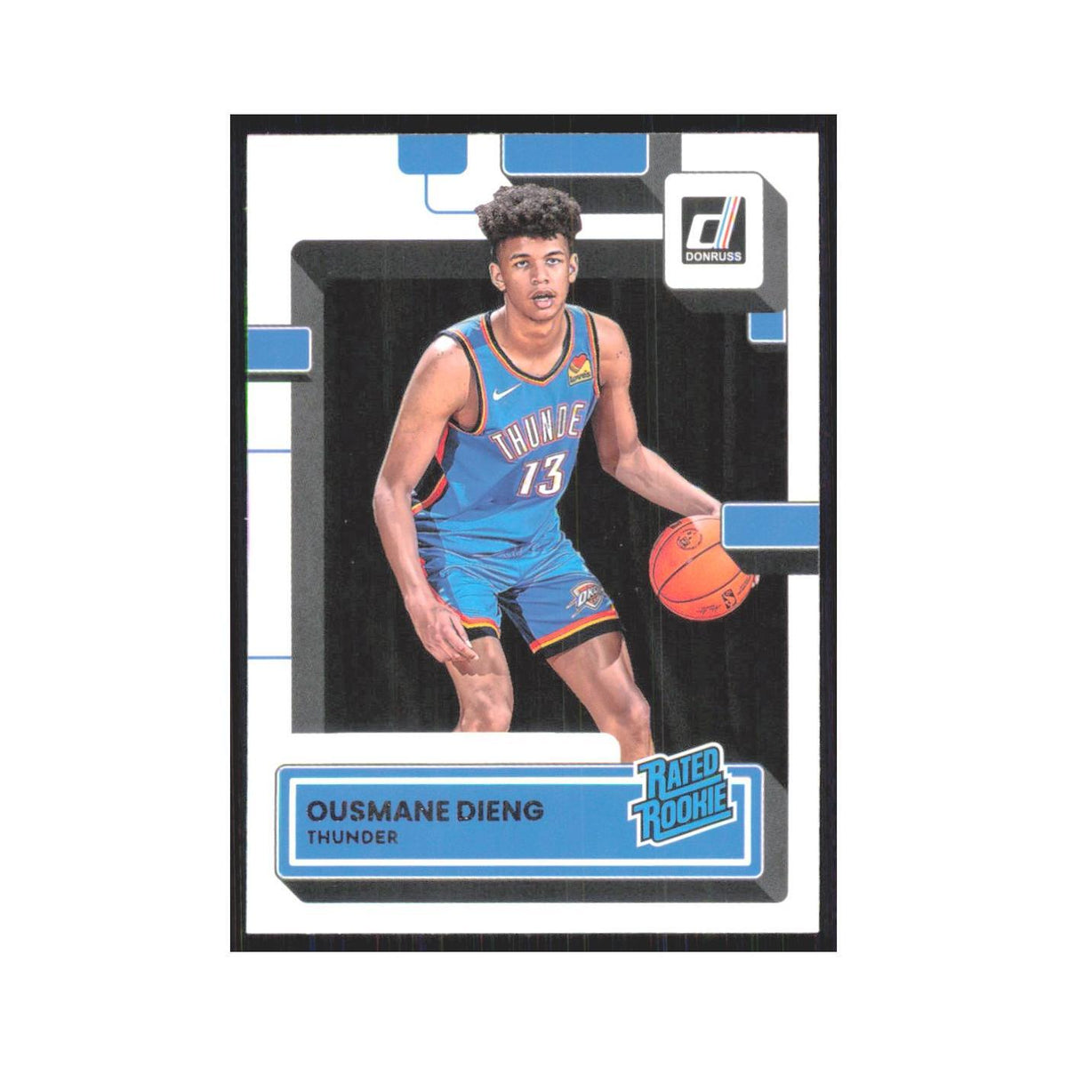 Ousmane Dieng Rookie 2022 Panini Donruss #211 Oklahoma City Thunder NM