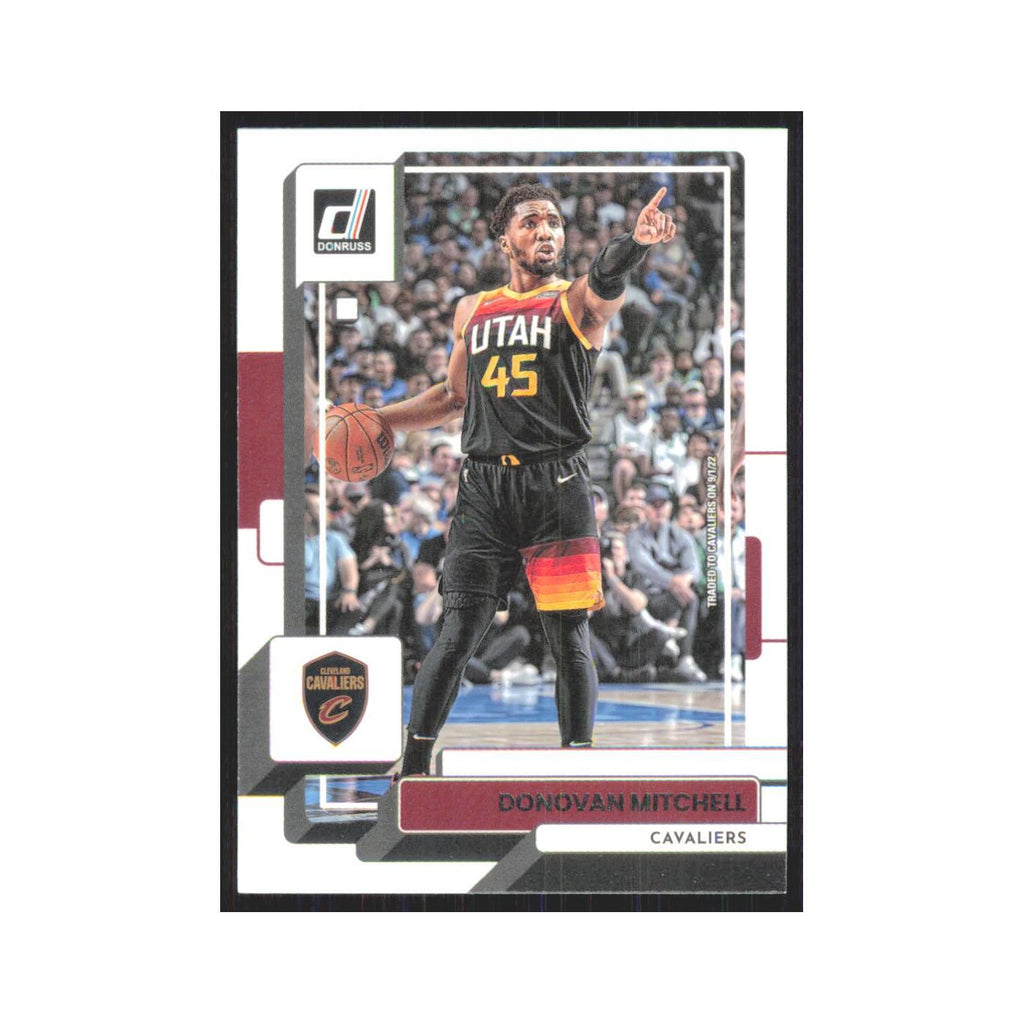 Donovan Mitchell 2022 Panini Donruss #111 Cleveland Cavaliers Basketball Card NM