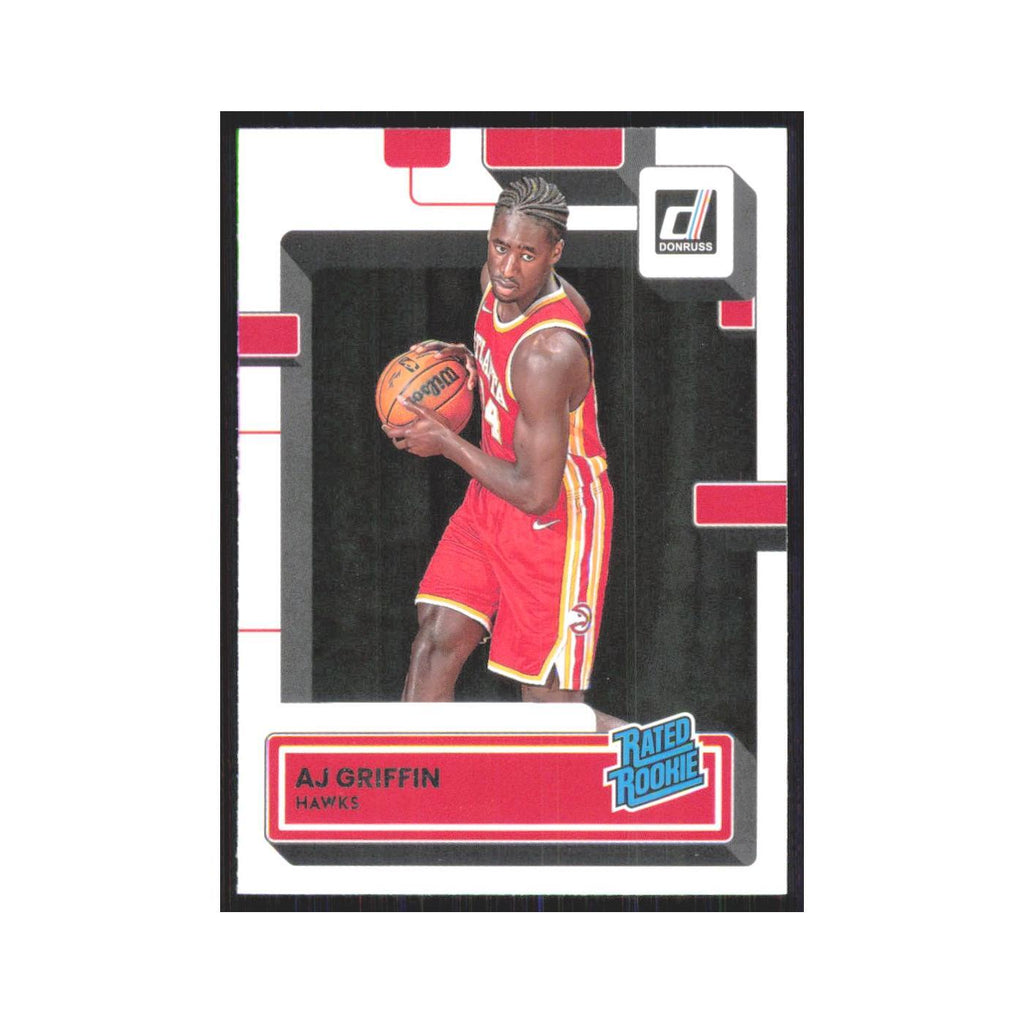 AJ Griffin Rookie 2022 Panini Donruss #216 Atlanta Hawks Basketball Card NM