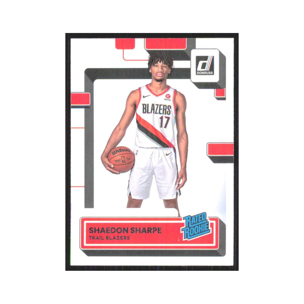 Shaedon Sharpe Rookie 2022 Panini Donruss #207 Portland Trail Blazers NM
