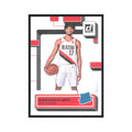 Shaedon Sharpe Rookie 2022 Panini Donruss #207 Portland Trail Blazers NM
