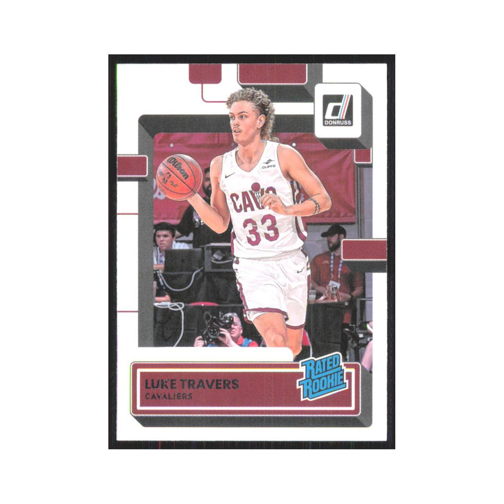 Luke Travers Rookie 2022 Panini Donruss #248 Cleveland Cavaliers NM