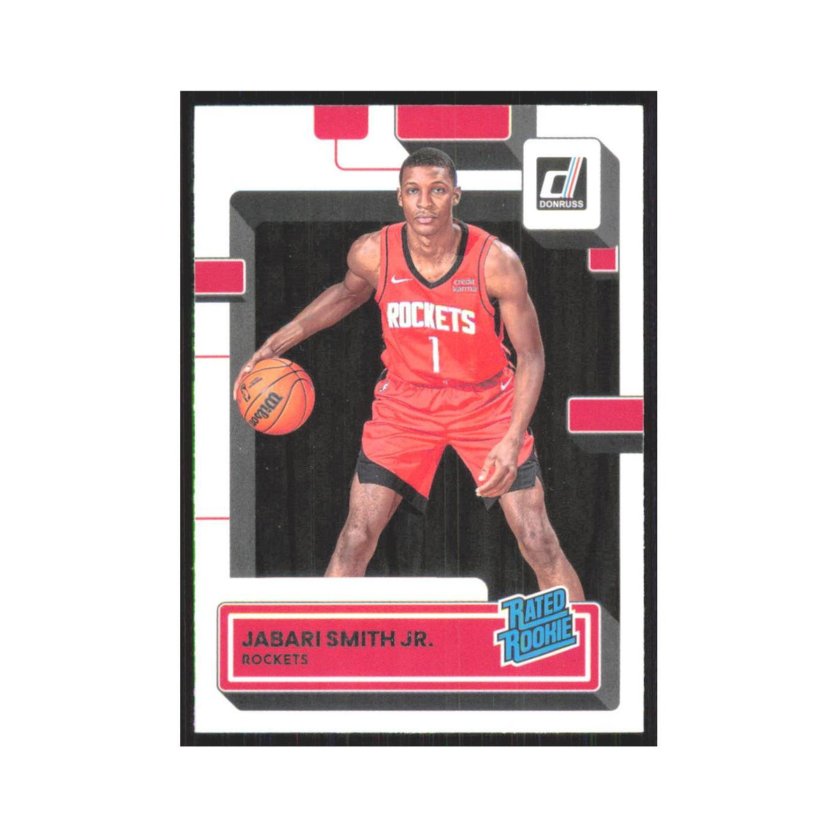 Jabari Smith Jr. Rookie 2022 Panini Donruss #203 Houston Rockets NM