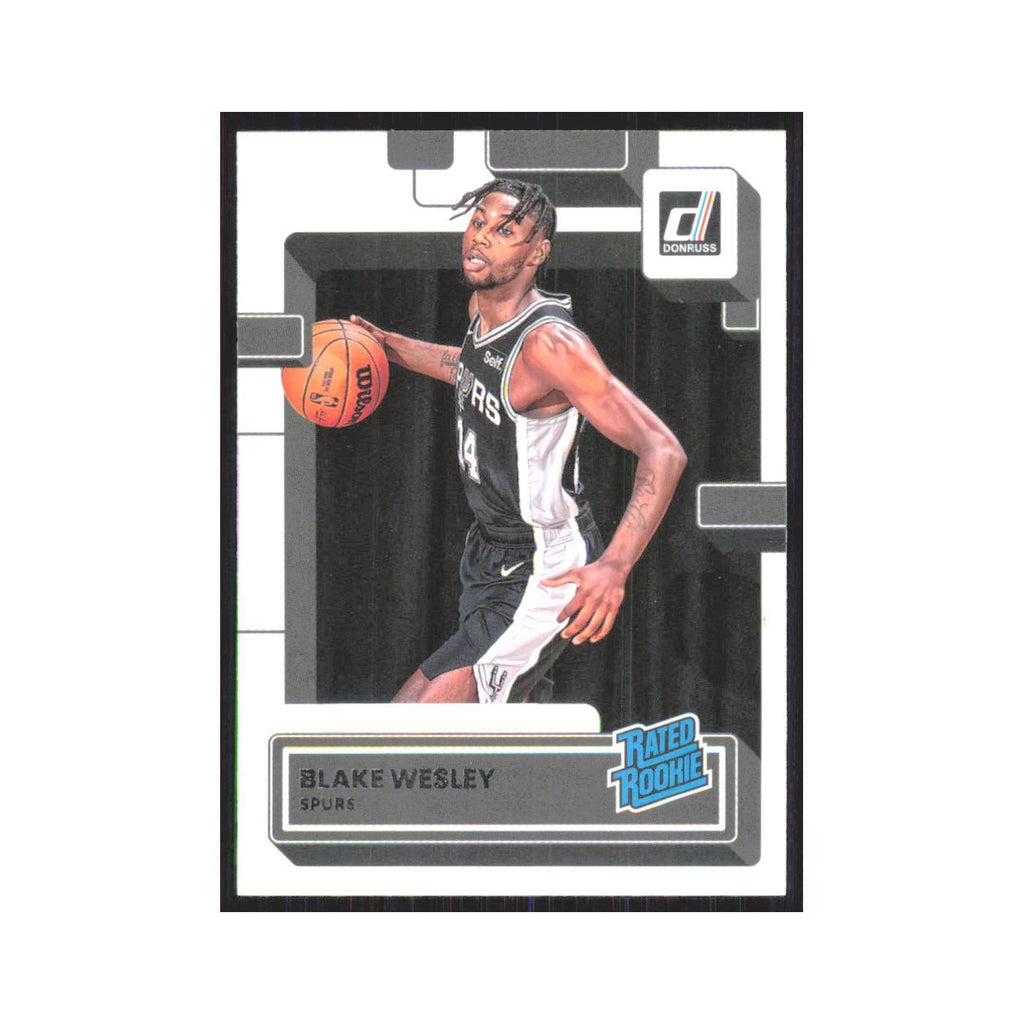 Blake Wesley Rookie 2022 Panini Donruss #225 San Antonio Spurs NM