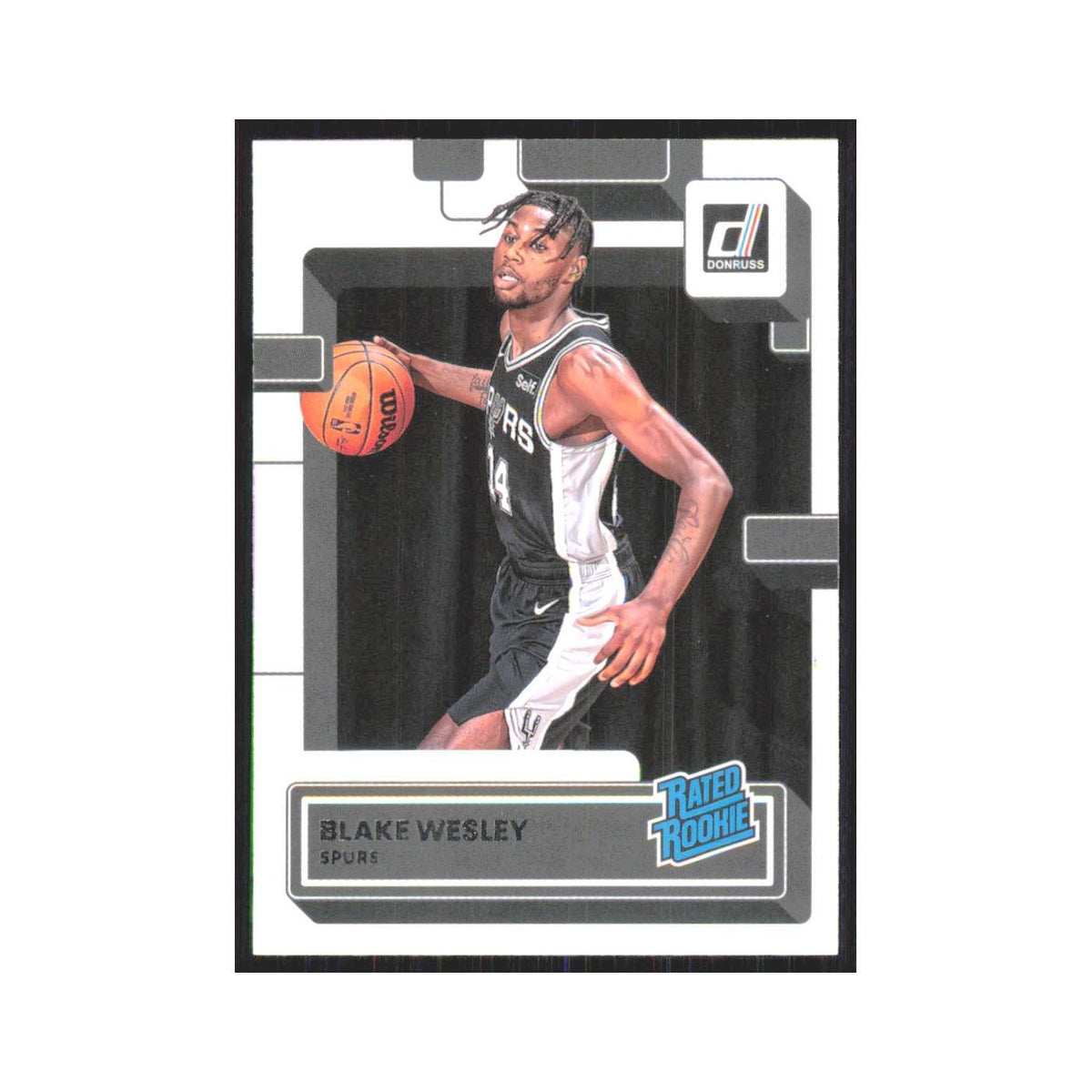 Blake Wesley Rookie 2022 Panini Donruss #225 San Antonio Spurs NM