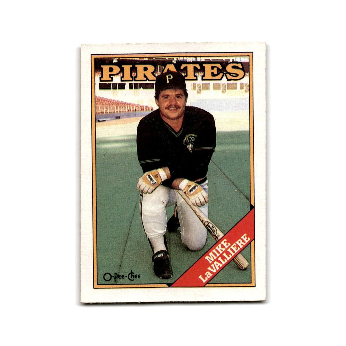 Mike LaValliere 1988 O-Pee-Chee #57 Pittsburgh Pirates Baseball Card NM