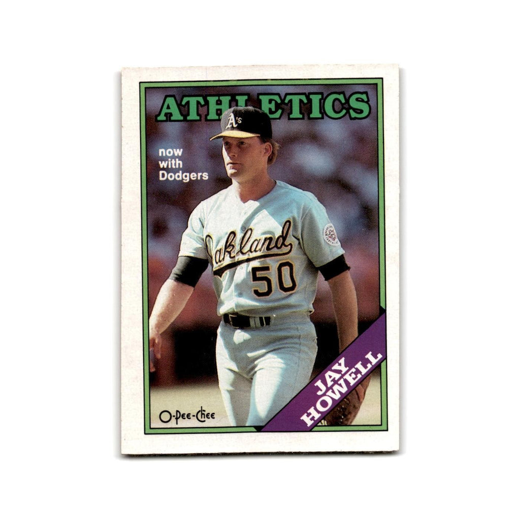 Jay Howell 1988 O-Pee-Chee #91 Los Angeles Dodgers Baseball Card NM