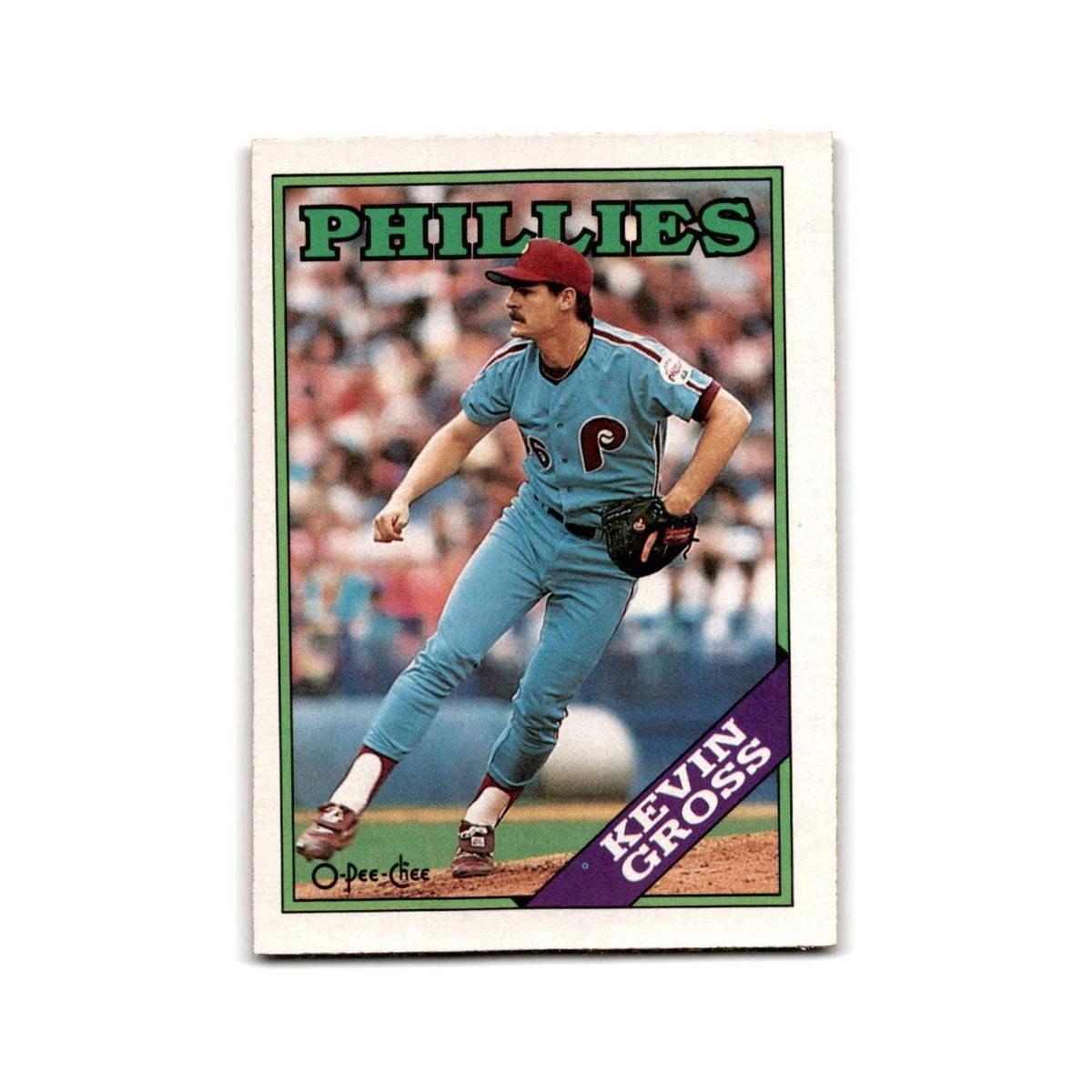 Kevin Gross 1988 O-Pee-Chee #20 Philadelphia Phillies Baseball Card NM