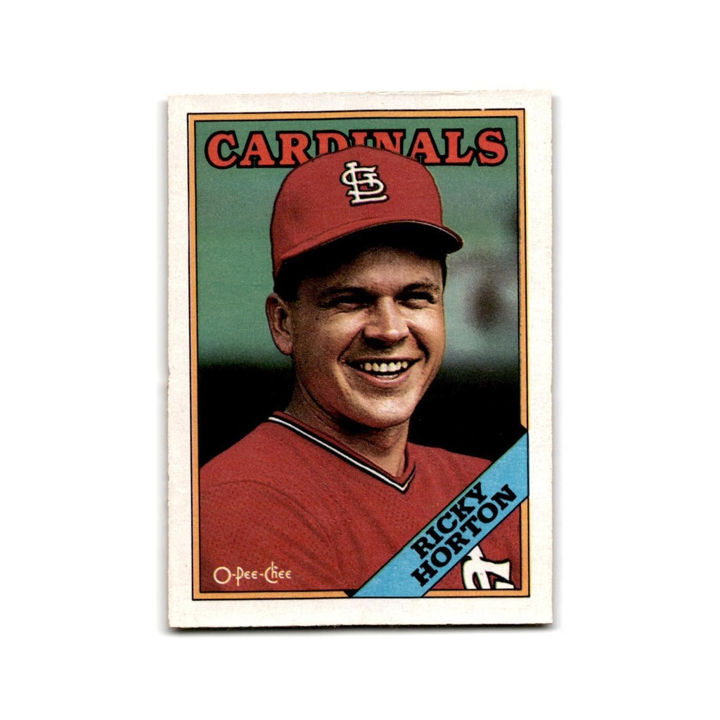 Ricky Horton 1988 O-Pee-Chee #34 St. Louis Cardinals Baseball Card NM