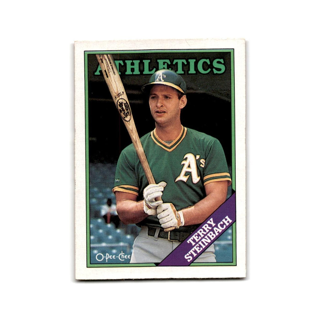 Terry Steinbach 1988 O-Pee-Chee #44 Oakland Athletics Baseball Card NM