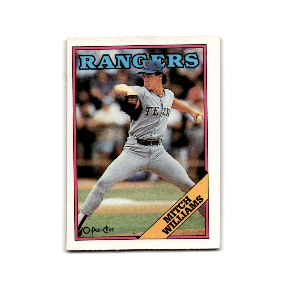 Mitch Williams 1988 O-Pee-Chee #26 Texas Rangers Baseball Card NM