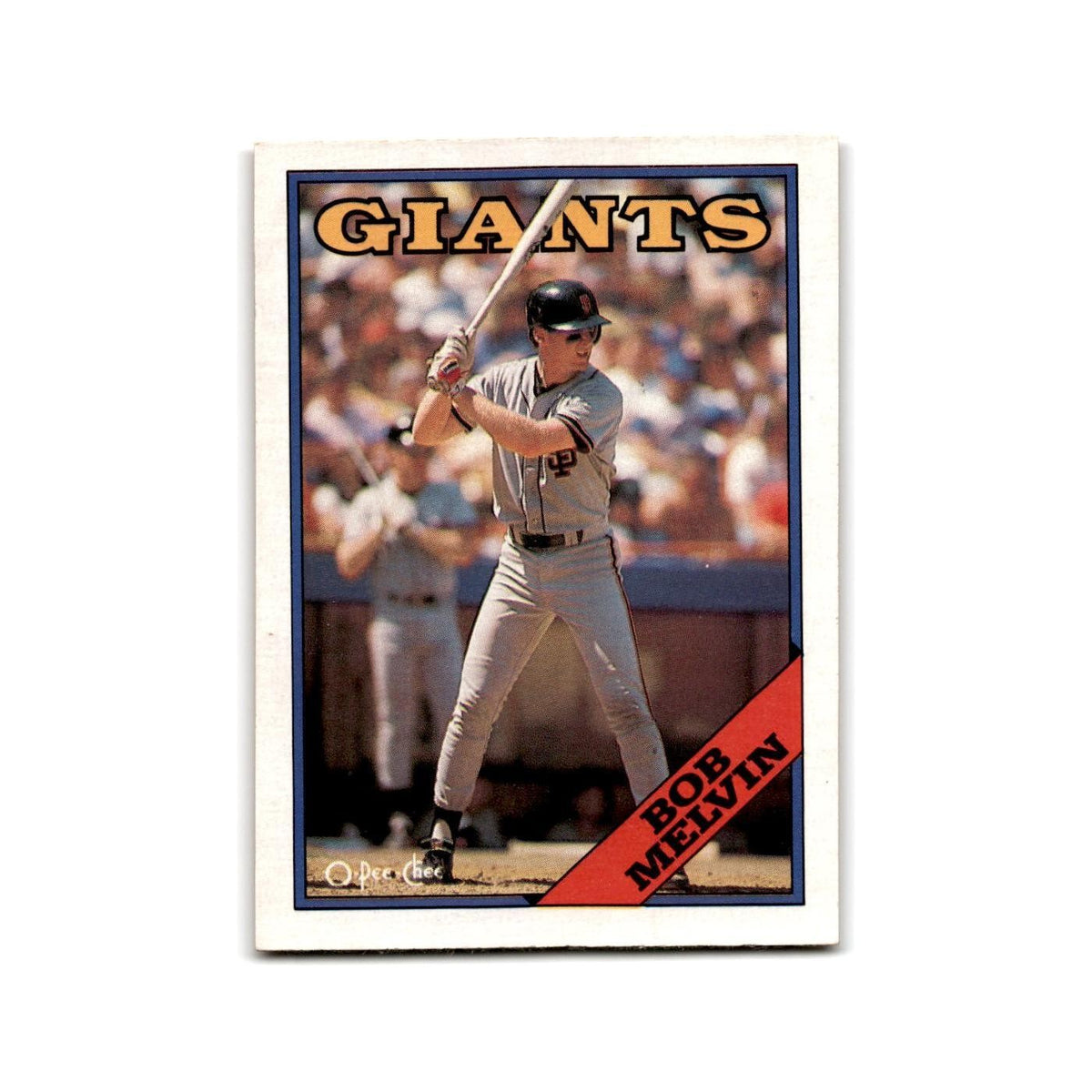 Bob Melvin 1988 O-Pee-Chee #41 San Francisco Giants Baseball Card NM