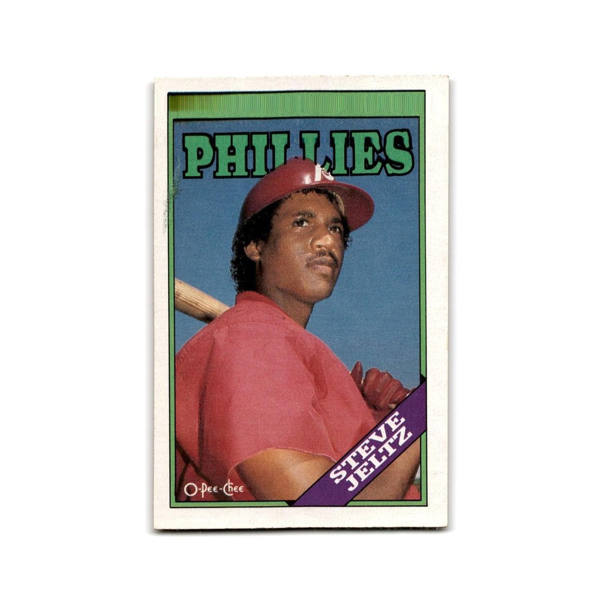 Steve Jeltz 1988 O-Pee-Chee #126 Philadelphia Phillies Baseball Card NM