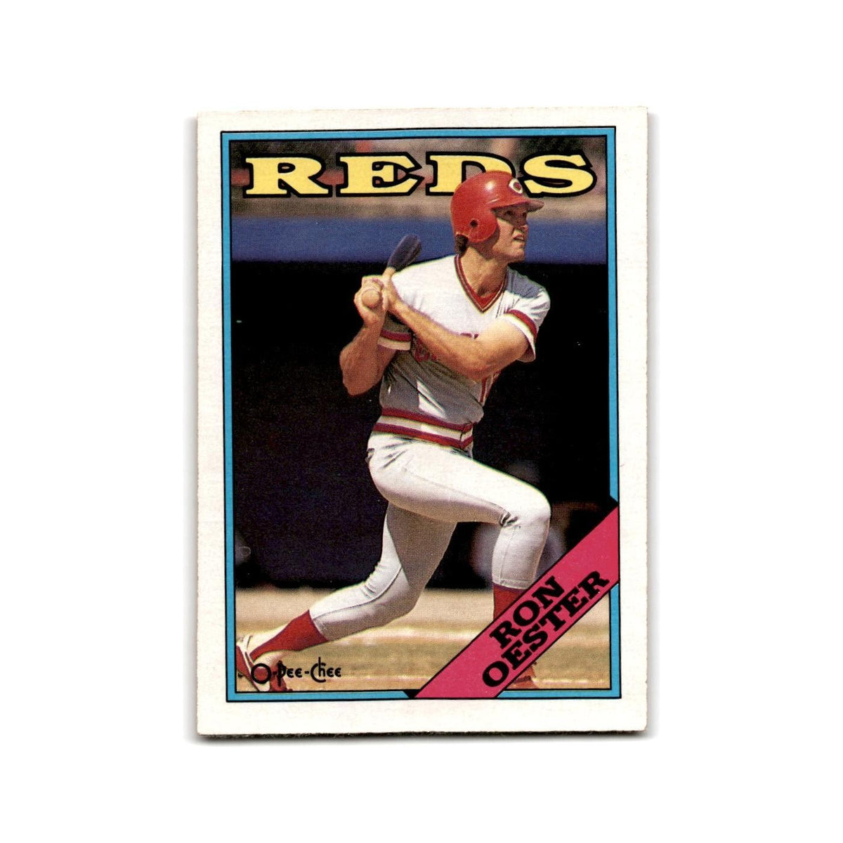 Ron Oester 1988 O-Pee-Chee #17 Cincinnati Reds Baseball Card NM