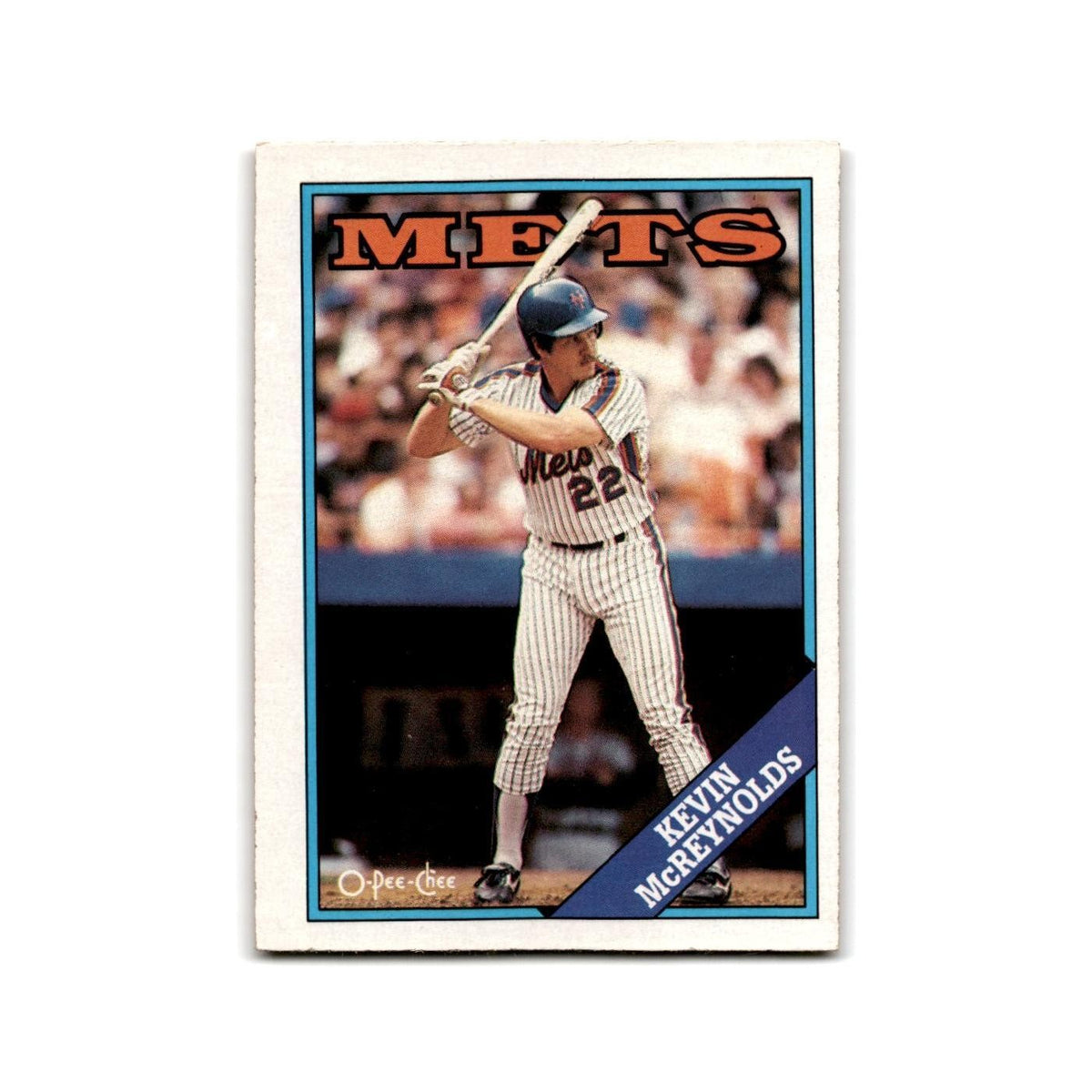 Kevin McReynolds 1988 O-Pee-Chee #37 New York Mets Baseball Card NM