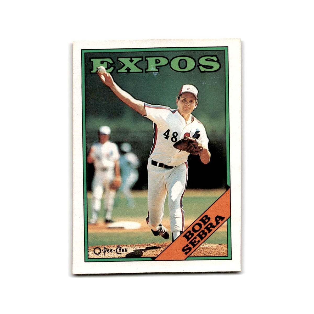 Bob Sebra 1988 O-Pee-Chee #93 Montreal Expos Baseball Card NM