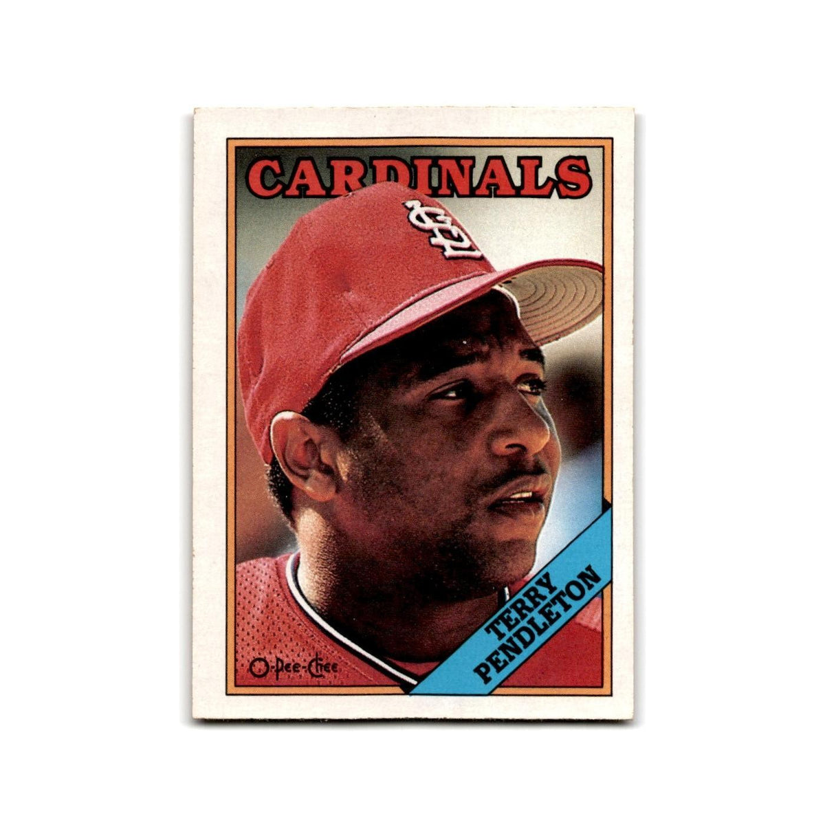 Terry Pendleton 1988 O-Pee-Chee #105 St. Louis Cardinals Baseball Card NM