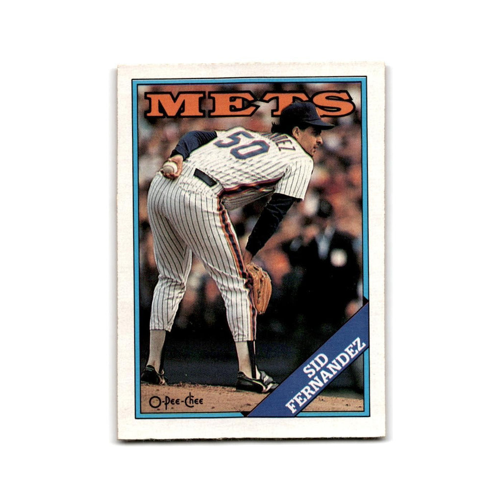 Sid Fernandez 1988 O-Pee-Chee #30 New York Mets Baseball Card NM