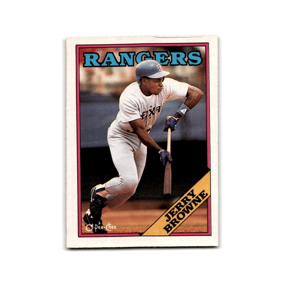 Jerry Browne 1988 O-Pee-Chee #139 Texas Rangers Baseball Card NM