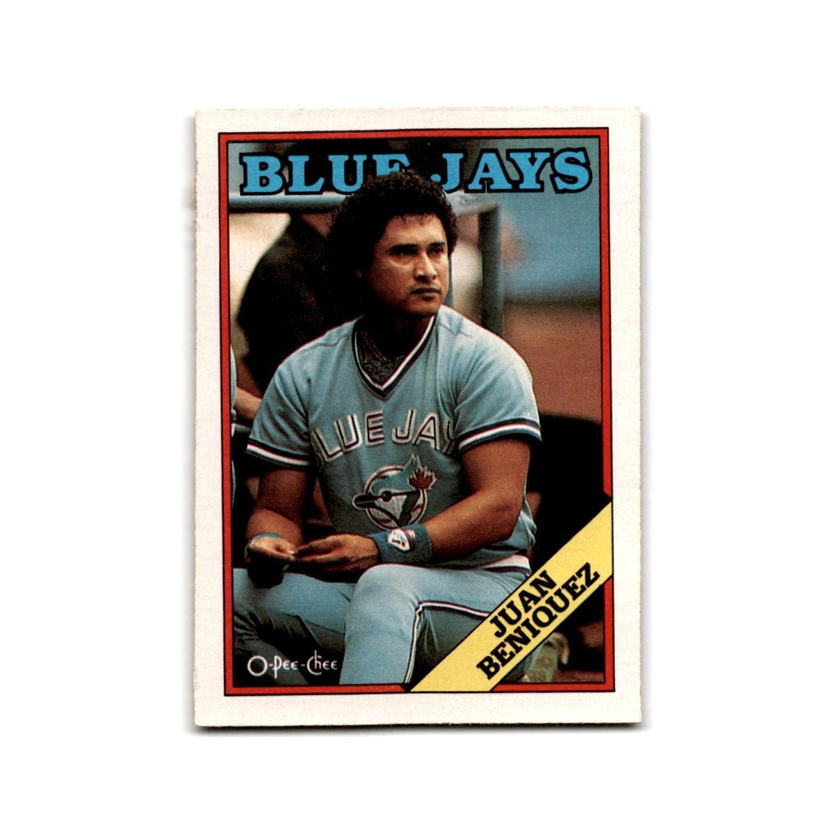 Juan Beniquez 1988 O-Pee-Chee #77 Toronto Blue Jays Baseball Card NM