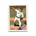 Chris Bosio 1988 O-Pee-Chee #137 Milwaukee Brewers Baseball Card NM