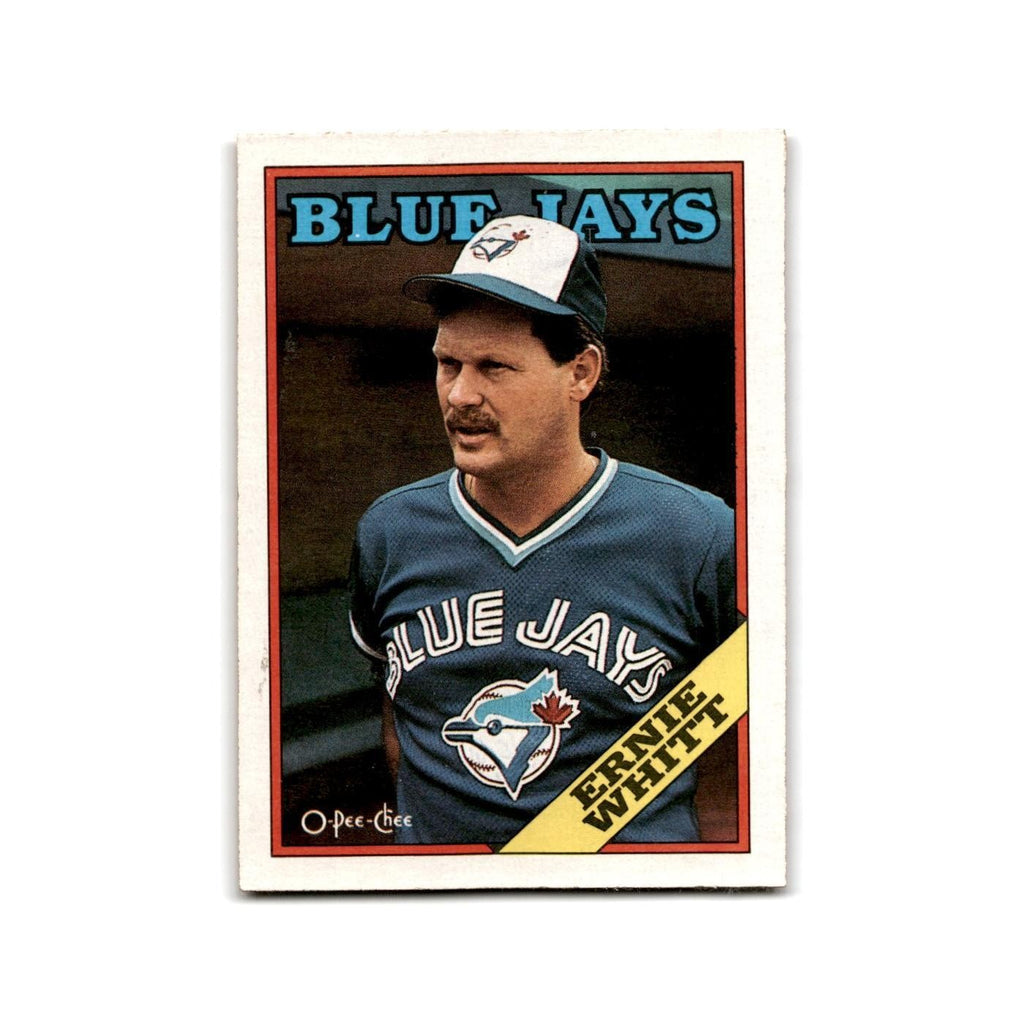 Ernie Whitt 1988 O-Pee-Chee #79 Toronto Blue Jays Baseball Card NM