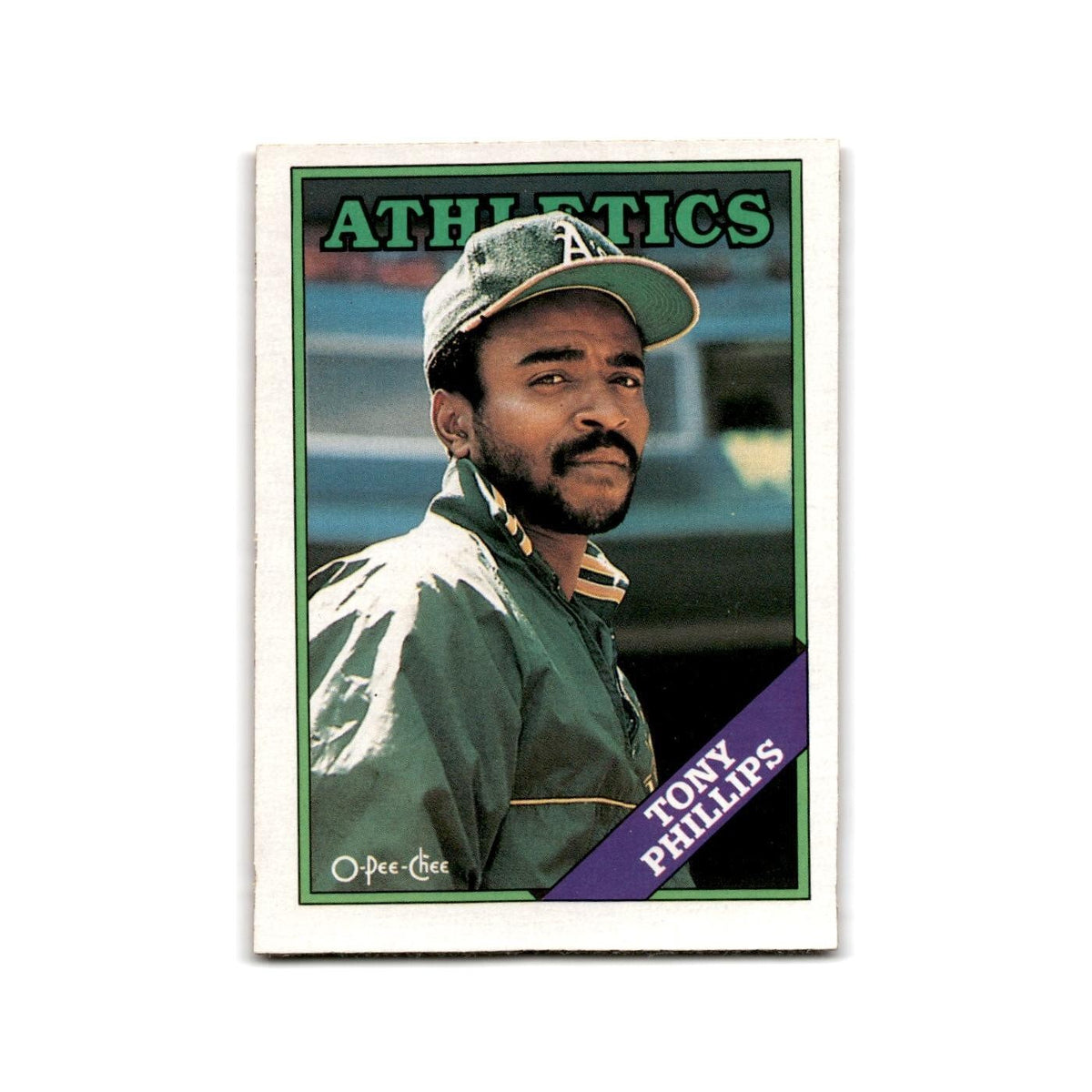 Tony Phillips 1988 O-Pee-Chee #12 Oakland Athletics Baseball Card NM