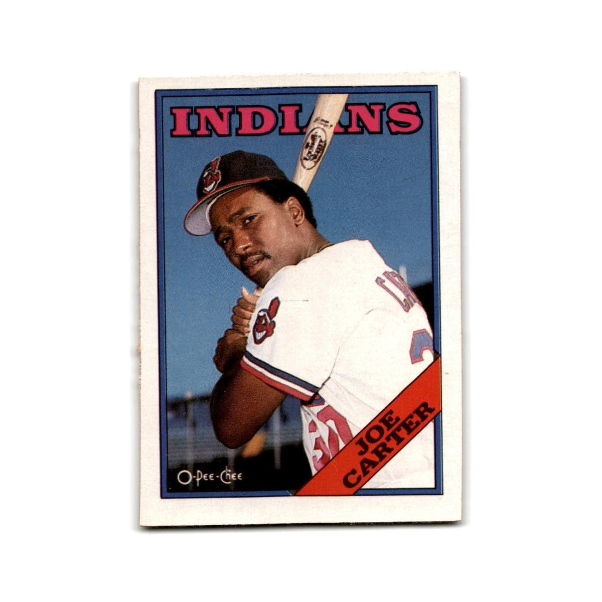 Joe Carter 1988 O-Pee-Chee #75 Cleveland Indians Baseball Card NM