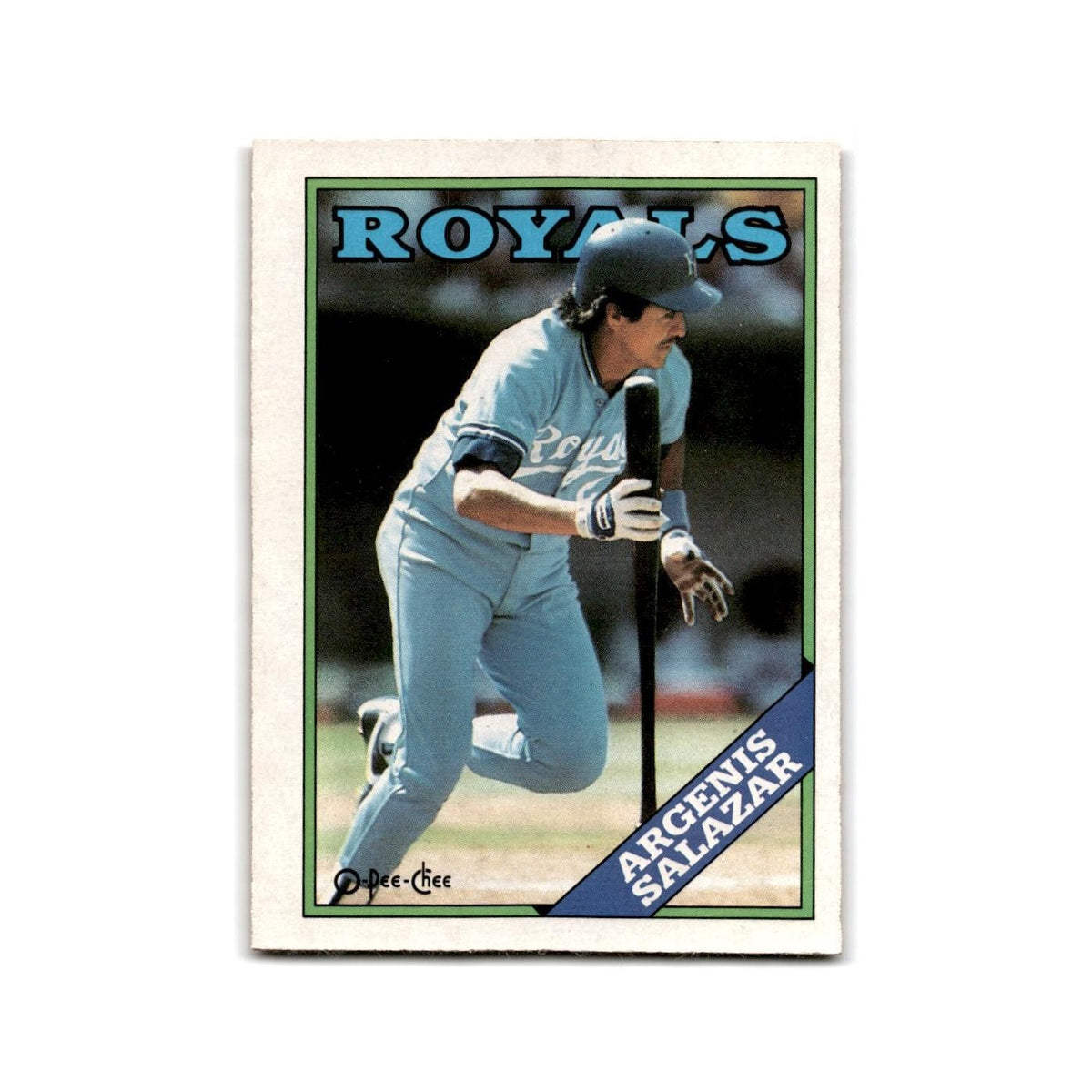 Argenis Salazar 1988 O-Pee-Chee #29 Kansas City Royals Baseball Card NM