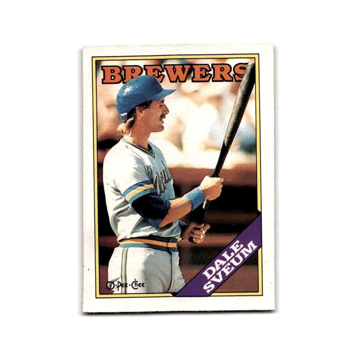 Dale Sveum 1988 O-Pee-Chee #81 Milwaukee Brewers Baseball Card NM