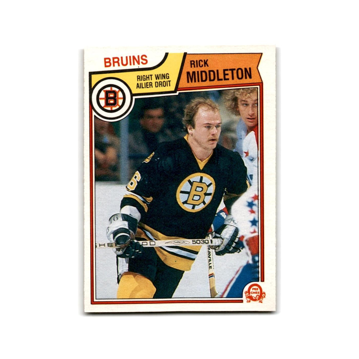 1983 O-Pee-Chee Rick Middleton Boston Bruins #54