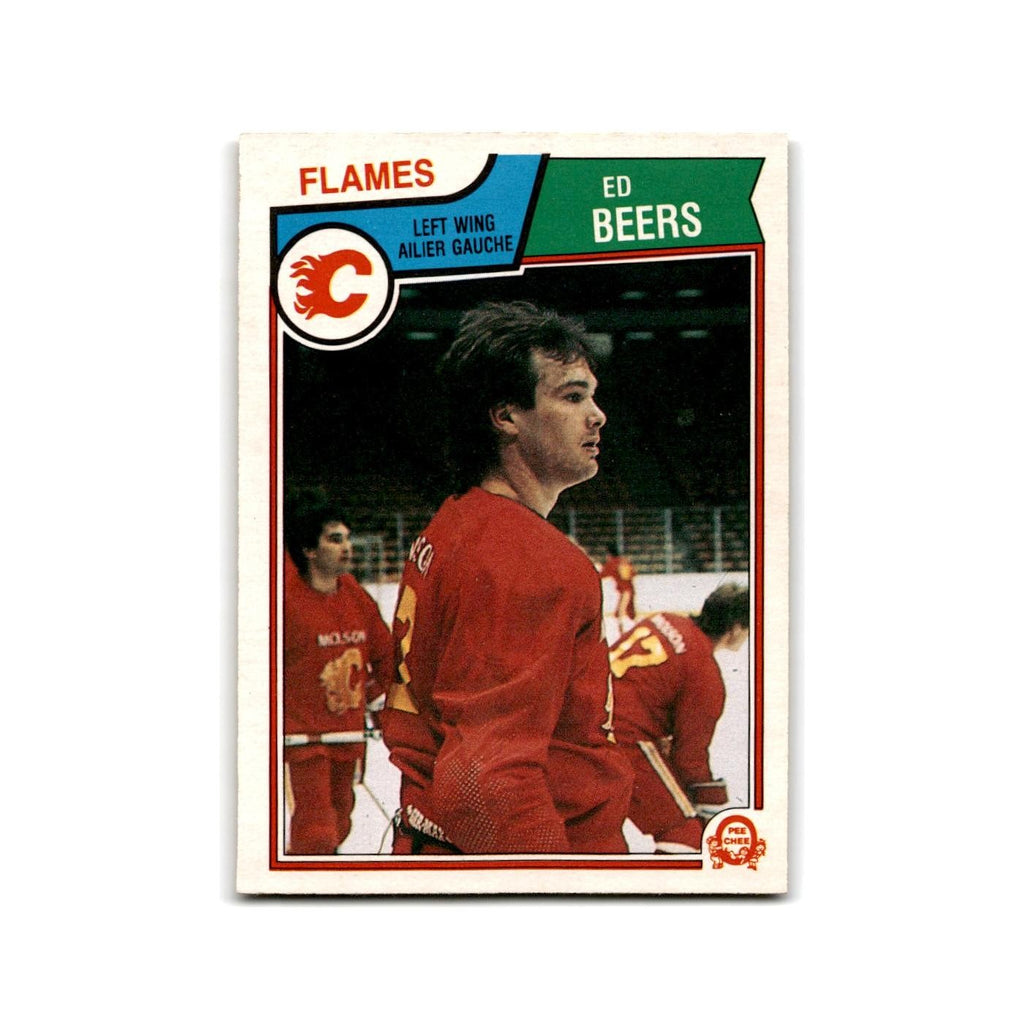 1983 O-Pee-Chee Ed Beers RC Calgary Flames #76