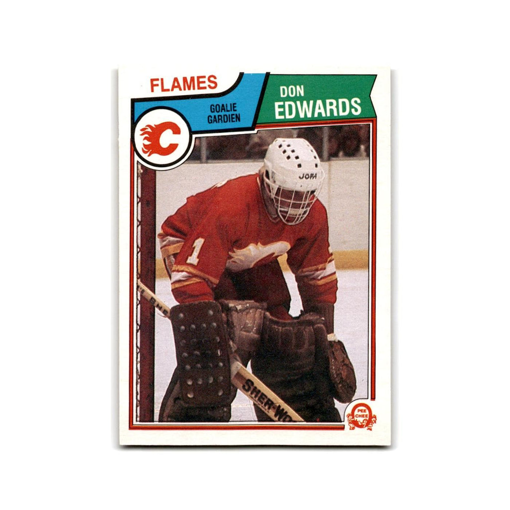 1983 O-Pee-Chee Don Edwards Calgary Flames #80